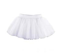 Damaiyyy Jupe Tutu en Tulle Fille Robe de Danse Classique Ballet Princesse Costume 1-10 Ans pour S'Habiller Fête Les Costumes Danse,Blanc