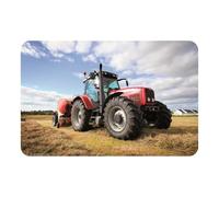 damaloo Set de table tracteur pour enfants - Sets de table en plastique - Lavable - Pour enfants - Sous-main de salle à manger, sous-main et sous-main à pétrir - 43 x 28 cm - Motif tracteur