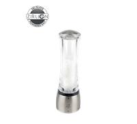 Daman Moulin à sel manuel en acryl et inox, u'Select, 21 cm Peugeot