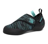 DAMANDO Chaussons d'escalade pour Enfants pour Enfants, Chaussure De Bloc Respirante en Maille pour La Salle De Sport Et Le Sport De Remise en Forme,Bleu,33 EU