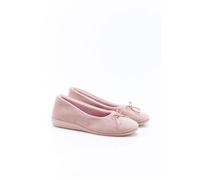 Damart - Ballerines compensées en velours - Vieux Rose 36