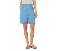 Damart - Bermuda mélange Fibres Lyocell Tencel(TM) Femme Bleu Imprimé Taille 42