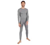 Damart - Caleçon Long Ouvert Thermique Thermolactyl Sensitive 2 Statures Homme Gris Taille M (86-93)