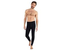 Damart - Caleçon Long Ouvert Thermique Thermolactyl Sensitive 2 Statures Homme Noir Taille XL (102-109)