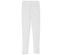 Damart - Caleçon Long Thermolactyl Côtes Molletonnées Enfant Blanc Taille 14ANS