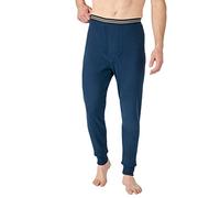 Damart - Caleçon Ouvert Thermique Thermolactyl Molleton Gratté Homme Bleu Taille L (94-101)