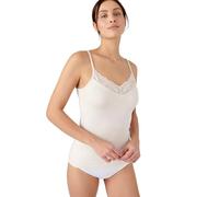 Damart - Caraco Dentelle Thermique Thermolactyl Sensitive Femme Marron Taille 38-40 (S)