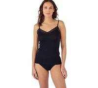 Damart - Caraco Dentelle Thermolactyl Sensitive Femme Noir Taille 54-56 (XXL)
