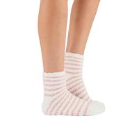 Damart - Chaussettes De Lit Thermique Thermolactyl Femme Rose Rayé Taille 39/41