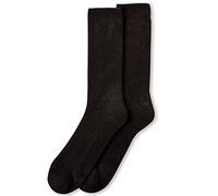Damart - Chaussettes Mixtes Maille Jersey Bouclette Thermolactyl Femme Noir Taille 35/37
