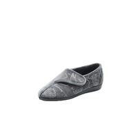Damart - Chaussons à Scratch Femme Gris Taille 40