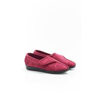 Damart - Chaussons à scratch - Rouge 36