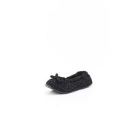 Damart - Chaussons en Velours Femme Noir Taille 36