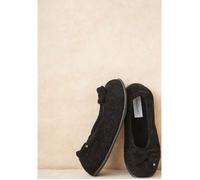 Damart - Chaussons en Velours Femme Noir Taille 36