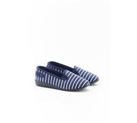 Damart - Chaussons rayés - Marine Rayé 38