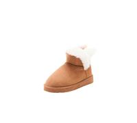 Damart - Chaussons Thermolactyl imitation fourrure Femme Marron Taille 37