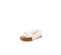 Damart - Chaussons Thermolactyl Imitation Fourrure Femme Marron Taille 39