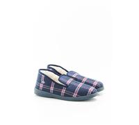 Damart - Chaussons Thermolactyl - Marine Carreaux 45