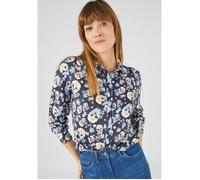 Damart - Chemisier maille chaude fleuri ou géométrique - Marine Fleuri 42/44
