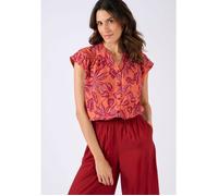 Damart - Chemisier pure viscose Climatyl - Orange Tropical 52