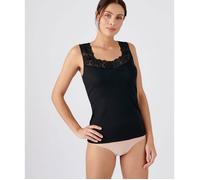 Damart - Débardeur Douceur Soyeuse Thermolactyl, Femme, Noir, Taille XL, sans Manches