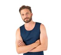 Damart - Débardeur Thermolactyl Maille Interlock Homme Bleu Taille 4XL (134-141)