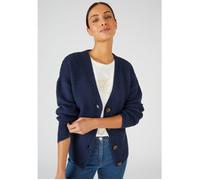 Damart - Gilet maille ottoman - Marine 46/48
