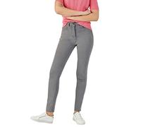 Damart - Jean Slim Taille Haute by Femme Gris Imprimé Taille 44