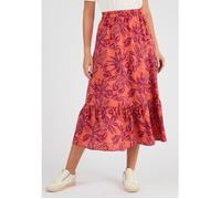 Damart - Jupe pure viscose Climatyl - Orange Tropical 48