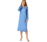 Damart - Liquette Maille Jersey, Long 120 cm Femme Bleu Taille 50-52 (XL)