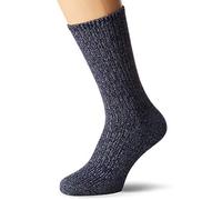 Damart - Lot De 2 Paires De Chaussettesthermolactyl Maille Moulinée Homme Bleu Chiné Taille 45/47