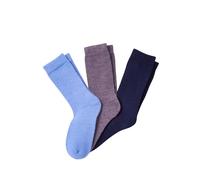 Damart - Lot De 3 Paires De Chaussettes Thermique Thermolactyl Maille Laineuse Femme Violet Taille 36/38