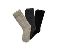 Damart - Lot de 3 Paires de Chaussettes Unies Thermolactyl, Homme, Multicolore, Taille 45/47