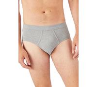 Damart - Lot De 3 Slips Ouverts Homme Gris Chiné Taille M (86-93)