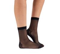 Damart - Lot De 4 Paires De Socquettes Voile 15D Femme Noir Taille 40/41