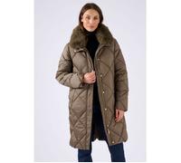 Damart - Maxi-doudoune brillante Thermolactyl - Taupe 54/56