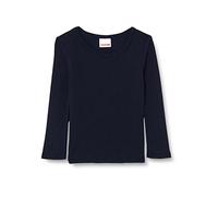 Damart Mixte enfant T-shirt Côte Richelieu Fine, Col Rond Sous vêtement, Marine Foncé, 4 ans EU