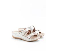 Damart - Mules à ouverture totale Piedical - Coloris Argenté 38
