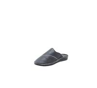 Damart - Mules en Cuir grainé Homme Noir Taille 45