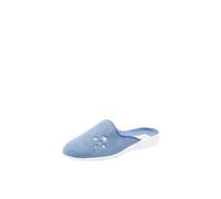 Damart - Mules en éponge Femme Bleu Taille 40