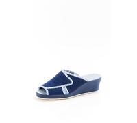 Damart - Mules Fantaisie Femme Bleu Rayé Taille 37