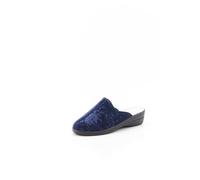 Damart - Mules Thermolactyl Effet texturé Femme Bleu Taille 37