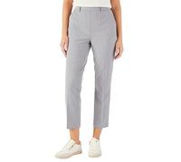 Damart - Pantalon 7/8ème Enfilable Bi-Stretch pour Femme, Coupe Standard, Gris Rayé, 44