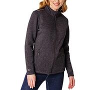 Damart - Polaire col Montant Thermolactyl Femme Noir Chiné Taille M