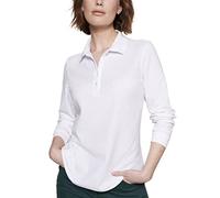 Damart - Polo Maille piquée Femme Blanc Taille 54/56