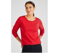 Damart - Pull à rivets fantaisie - Rouge 34/36