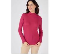 Damart - Pull-chaussette col montant 50% laine mérinos - Framboise 50/52