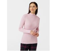 Damart - Pull-chaussette col montant 50% laine mérinos - Rose Tendre 38/40