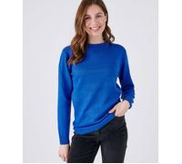 Damart - Pull col rond maille jersey - Bleu Porcelaine 50