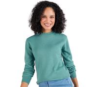 Damart - Pull col Rond Maille Jersey Femme Vert Taille 46/48